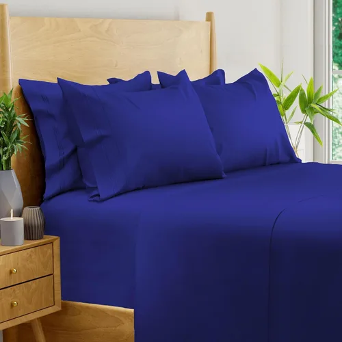Vista 23 de BAMPURE Juego de sábanas tamaño Queen, 100% viscosa pura derivada de bambú, sábanas súper suaves y refrescantes para personas que duermen con calor