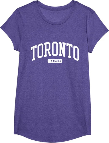 Vista 60 de Camiseta estilo universitario de Toronto Canada, Negro