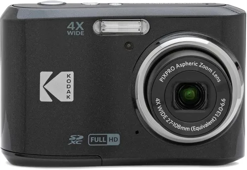 Vista 2 de KODAK Pixpro FZ45 - Paquete de cámaras digitales, incluye: tarjeta de memoria SanDisk SDXC de 64 GB, baterías de repuesto y lector de tarjetas