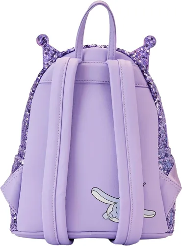 Vista 3 de Loungefly Mini mochila Sanrio Sequin Kuromi, Multi, Mini mochila