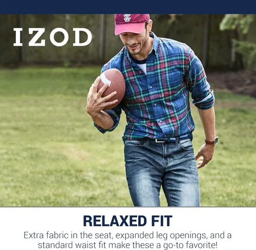 Vista 3 de IZOD Pantalones de mezclilla Comfort Stretch para hombre