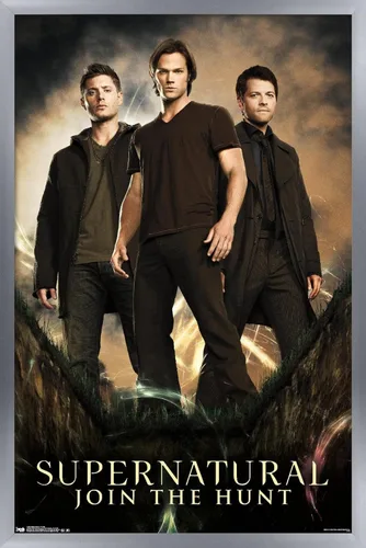 Vista 12 de Trends International Supernatural - Póster de pared de grupo, 14.725 x 22.375 pulgadas, versión con marco de madera tipo granero