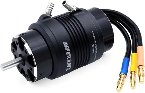 Vista 9 de Surpass Hobby 2968 3800KV Motor sin escobillas Diseño de 4 polos con chaqueta de refrigeración por agua para barco RC (3800KV)