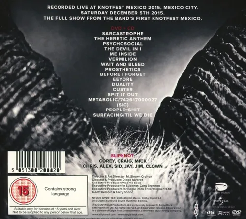 Vista 2 de Slipknot Day Of The Gusano DVDCD