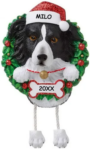 Vista 20 de Adorno de Navidad personalizado para mascotas de raza de perro (Beagle)