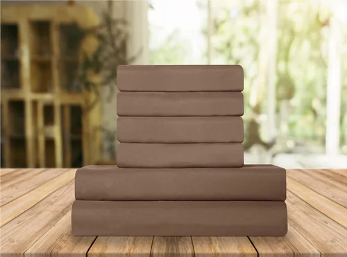 Vista 52 de Elegant Comfort - Juego de sábanas de lujo suaves de 1500 hilos, calidad de hotel prémium, microfibra, resistente a las arrugas y a la decoloración