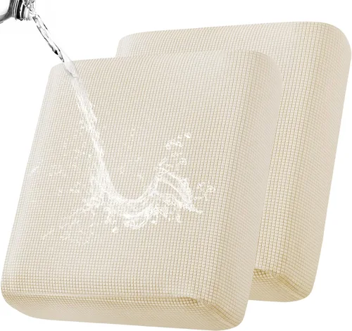 Vista 29 de Funda de cojín de cuero sintético para sofá Fuloon, fundas elásticas impermeables para sofá, funda para asiento de silla de caravana, reemplazo