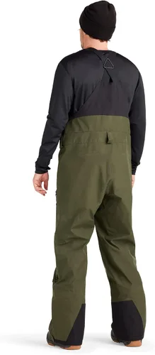 Vista 2 de Dakine Stoker Gore-Tex - Baberos de nieve de 3 capas para esquí, snowboard, color verde turba, talla S