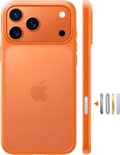 Vista 9 de TORRAS Funda a prueba de golpes para iPhone 13/iPhone 14, grado militar, probada en caídas, parte trasera dura protectora delgada para iPhone 13