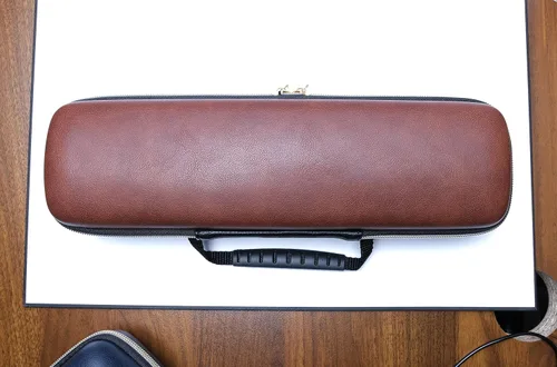 Vista 5 de Funda de viaje para reloj de cuero duro con 5 ranuras, almacenamiento y organizador para hombres y mujeres, con almohada de reloj antimovimiento