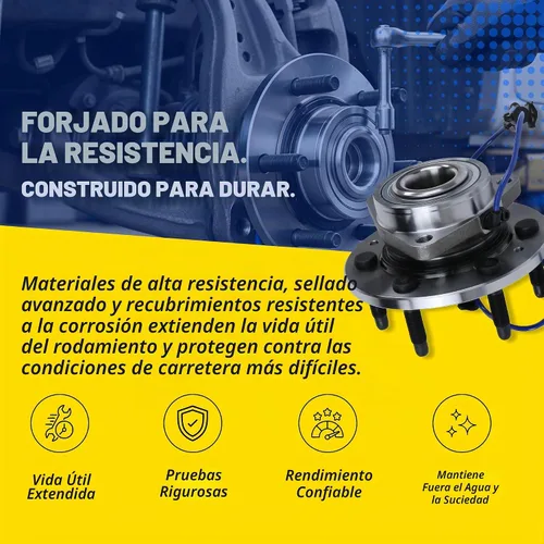 Vista 4 de MOOG 515058 Cojinete de rueda y conjunto de cubo para Chevrolet Silverado 2500 HD