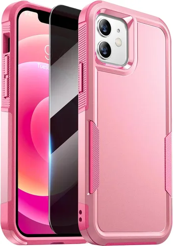 Vista 69 de Diaclara Funda diseñada para iPhone 12/iPhone 12 Pro, [con protector de pantalla de privacidad] [antiespía]