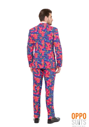 Vista 2 de Disfraz Príncipe del rap para hombre Multicolor