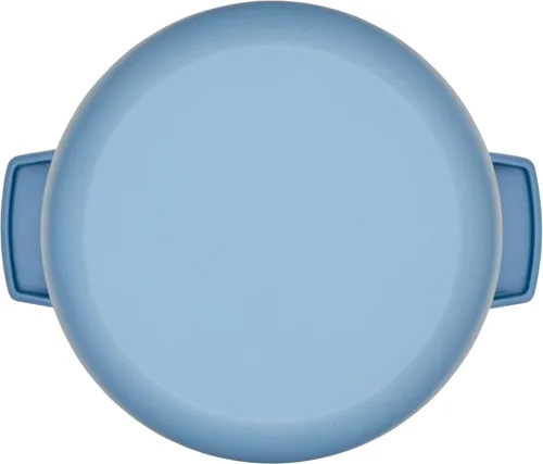 Vista 11 de KitchenAid - Horno holandés/cacerola de hierro fundido esmaltado, 6 cuartos de galón, Azul Terciopelo