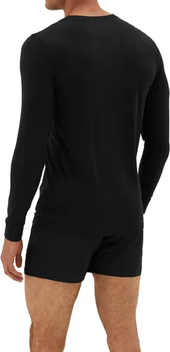 Vista 3 de Marks & Spencer Paquete de 2 camisetas térmicas ligeras de manga larga para hombre Heatgen