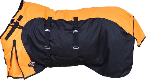 Vista 9 de CHALLENGER Manta de invierno de 60 pulgadas 1200D Horse Turnout impermeable de peso pesado 5EE20BG