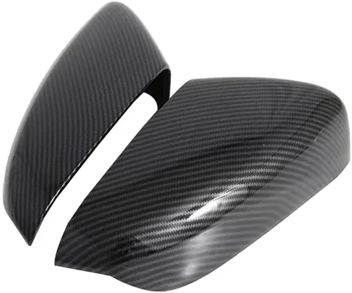 Vista 3 de Accesorios de fibra de carbono para espejo retrovisor lateral de automóvil para Chevrolet Onix 2019-2021