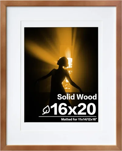 Vista 246 de Egofine - Portarretratos de 4 x 6 pulgadas, de madera maciza con plexiglás, para fotos de 3.5 x 5 con paspartú o de 4 x 6 sin paspartú, para colocar