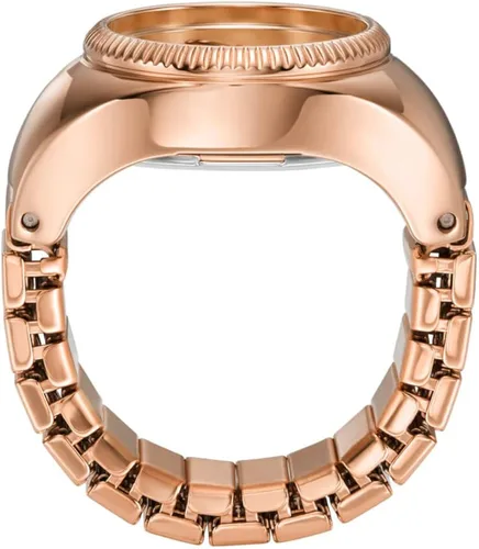 Vista 2 de Fossil Reloj de anillo de acero inoxidable de cuarzo para mujer