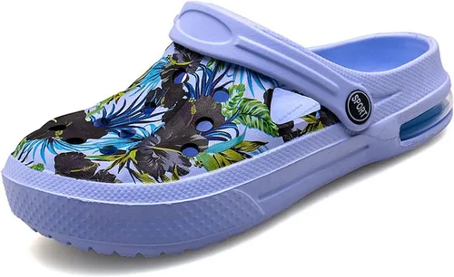 Vista 8 de Zuecos de jardín para mujer, zapatos informales, sandalias de playa, antideslizantes, para piscina, para el agua, para el hogar, calzado de verano