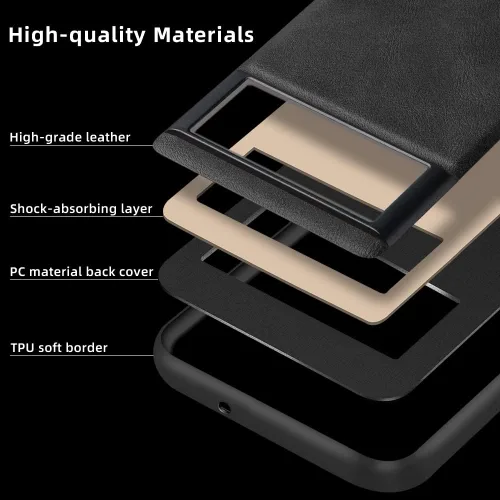 Vista 3 de X-level Funda delgada de piel sintética para Google Pixel 6A, funda delgada y delgada de TPU suave, a prueba de golpes, funda protectora para Google