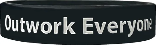 Vista 11 de Pulseras Motivacionales We Keep You Motivated - Usadas por Atletas Profesionales - Pulseras de Silicona y Goma Inspiradoras – Enfoque y Gimnasio