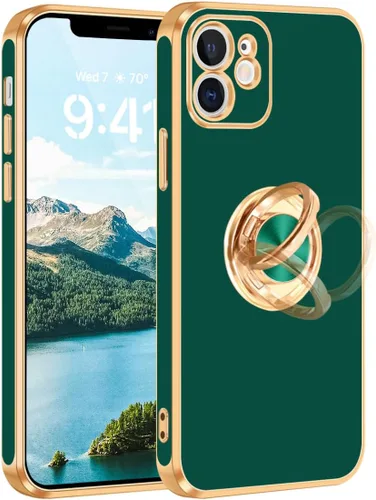 Vista 16 de Fingic Funda para iPhone 11, Funda para iPhone 11 con Soporte de Anillo [Soporte de Anillo Giratorio de 360° Base Magnética]