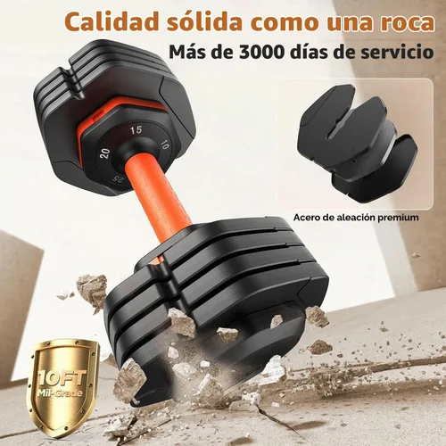 Vista 6 de 2026 FDB2 Updated Adjustable Dumbbell Set of 2, 5-in-1/10-in-1 Weights Dumbbell Set with Storage Box, 25lbs/55lbs Adjustable Weights with Anti-slip