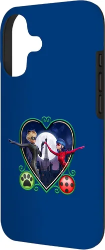 Vista 2 de Miraculous Ladybug and Cat Noir The Movie Heart - Carcasa para iPhone 17
