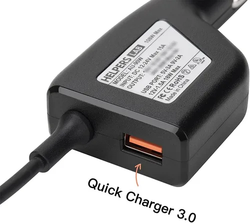 Vista 2 de Adaptador de cargador de coche para IBM Lenovo Thinkpad X60 X61 Z60 Z61 X200 X300 T60 T61 T400 T410 T420 T500 T510 T520 T530 L410 L420 L421 L430
