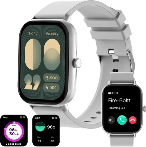 Vista 12 de Fire-Boltt Ninja Call Pro Plus 46.48mm / 1.83 in (1.83 pulgadas) Reloj inteligente con llamadas Bluetooth, asistencia de voz AI, 120 modos Gris