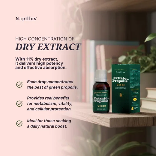 Vista 5 de Extracto de propóleo verde - Gotas de apoyo inmunológico 100% naturales - Origen brasileño - 1 fl oz