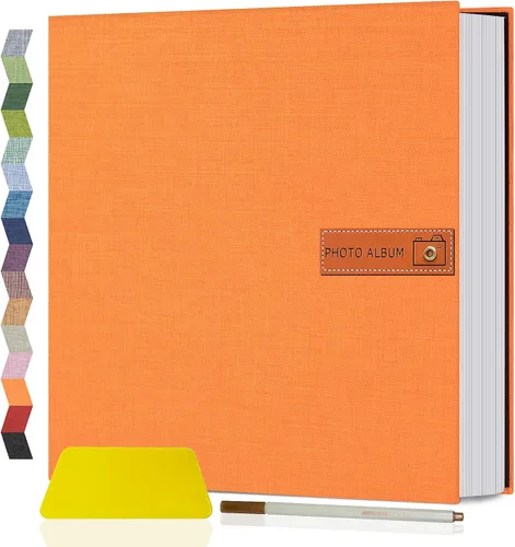 Vista 45 de Popotop Álbum de fotos grande autoadhesivo 4x6 5x7 8x10 Álbum de recortes DIY Libro de imágenes, Regalos para mamá, familia, bebé y boda