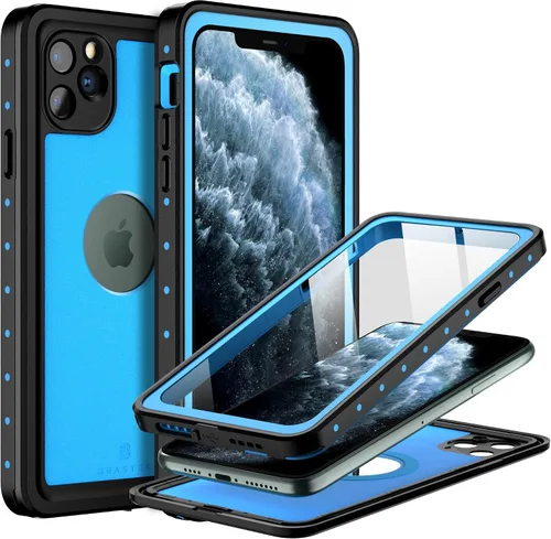 Vista 13 de BEASTEK Funda impermeable para Apple iPhone 11 Pro, serie NRE, a prueba de golpes, bajo el agua IP68, con protector de pantalla integrado, funda