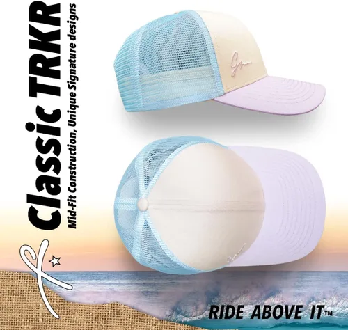 Vista 4 de Grace Folly - Gorras de camionero de playa para mujer - Gorra de béisbol ajustable para el verano