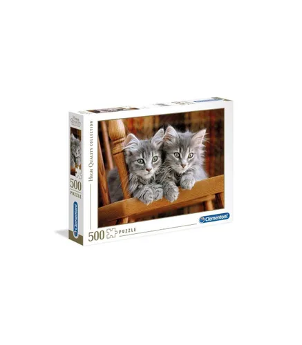 Vista 9 de Clementoni Cat & Bunny - Rompecabezas de 500 piezas