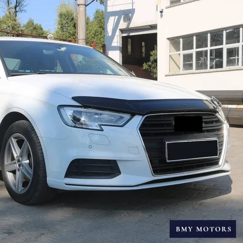 Vista 4 de BMY Deflector de capó para Audi A3 Sedan 2015-2020, protector de insectos