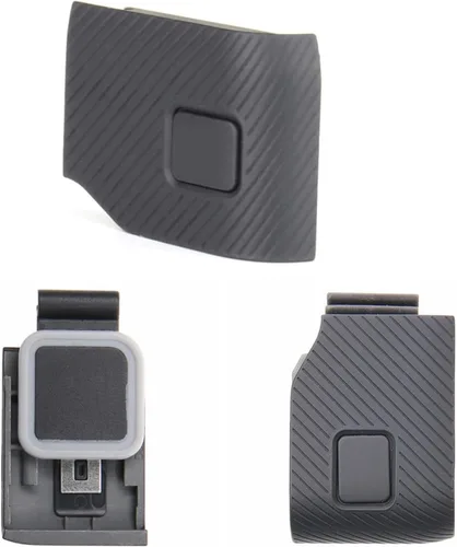 Vista 3 de Cubierta de puerta lateral de repuesto para GoPro 5/6/7, a prueba de polvo e impermeable, parte de reparación de la cubierta del puerto USB