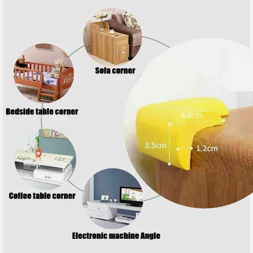 Vista 25 de Protectores de espuma compatibles con anclaje de pared para muebles, protectores de espuma para paredes, protectores de esquina con funciones