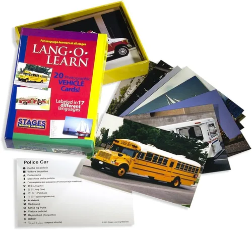 Vista 3 de Stages Learning Lang-O-Learn ESL Vehicles Vocabulario Photo Flash Cards