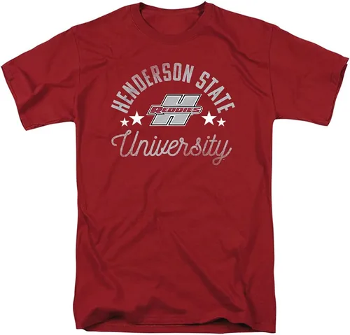 Vista 54 de Collegiate Distressed Mascot Unisex Adult T Shirt Collection 3 Universidad de Adelphi