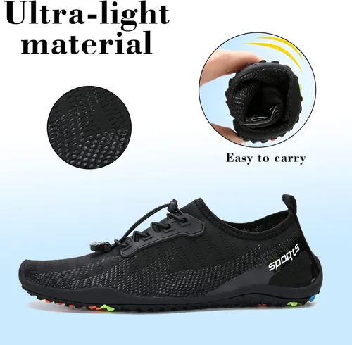 Vista 3 de Chaoslook Zapatos de agua para hombre y mujer de secado rápido zapatos de natación descalzos zapatos de agua para buceo surf piscina playa caminar