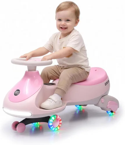 Vista 13 de Garvee Coche eléctrico de 12 V para niño pequeño,Coche oscilante 2 en 1 con Verde