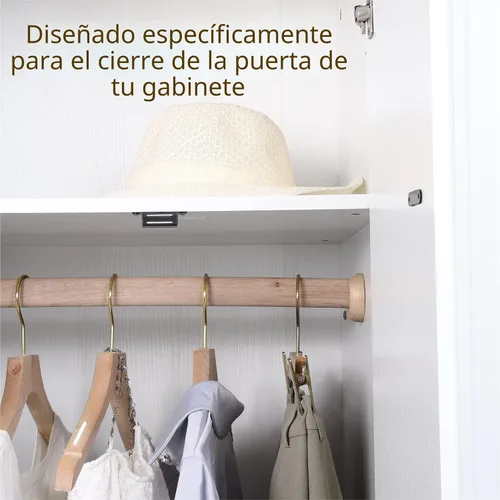 Vista 5 de Mousike Imanes para gabinete de 30 libras de color negro con fuerte imán para cocina, armario, armario, puerta, cajón, pestillo paquete de 4