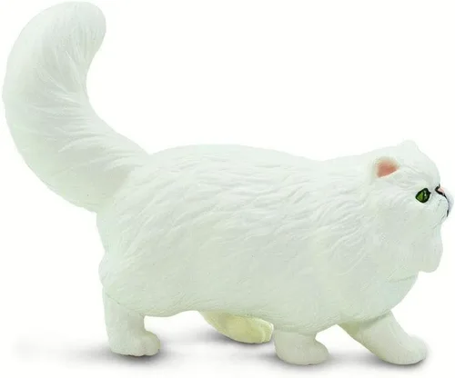 Vista 3 de Safari Ltd. Figura de gato persa – Figura realista de gato de 3 pulgadas – Juguete educativo para niños, niñas y niños a partir de 3 años