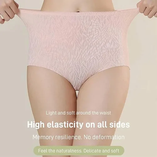 Vista 4 de Diameleo Curvesmeet - Bragas frescas sin costuras de cintura alta con levantamiento de glúteos - Heykomi Fresh Seamless High Waist Butt Lift Bragas