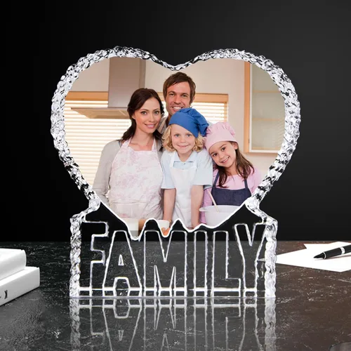Vista 9 de Foto de cristal 3D personalizada, marco de fotos personalizado con luz nocturna de cristal 3D, el mejor regalo para parejas, amor, mujeres, hombres