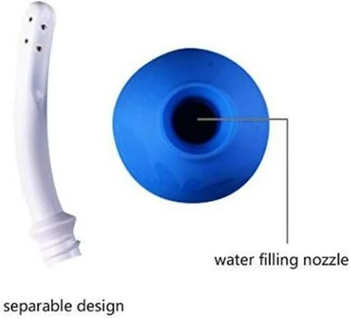 Vista 4 de AnHua 1 unids Anal/Vaginal Enema Bulbo Ducha Colónica Irrigación Rectal Jeringa Limpiador (Bule)