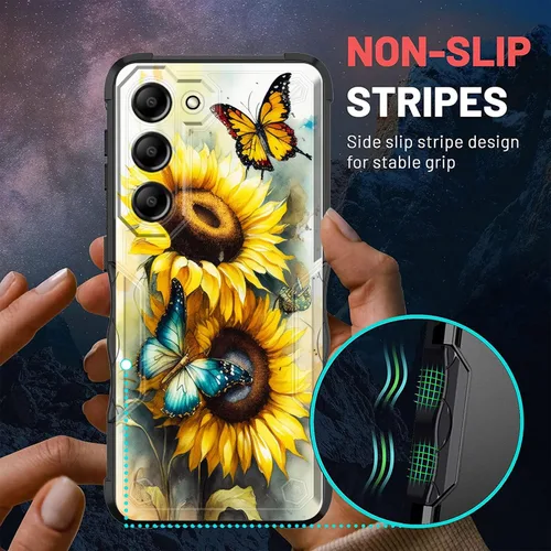 Vista 923 de Funda para Galaxy A14 5G, [Doble Capa][Protección contra Caídas de Grado Militar de 10 Pies] [Antideslizante] Funda Resistente a Prueba de Golpes