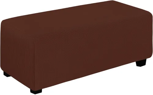 Vista 107 de Easy-Going Funda Elástica para Otomana Taburete de Almacenamiento Plegable Protector de Muebles Funda Rectangular Suave con Parte Inferior Elástica